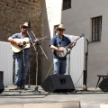 Filip Bartak on banjo with his brother and band Wyron