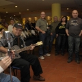 Matej Ptazsek and Lubos Bena played during a break