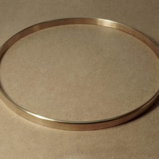Rolled Brass tone ring