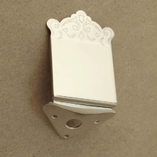 37EN - Mandolin tailpiece engraver cover, stainless base