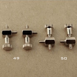 49 - Thumbscrew, 50 - Wall lug