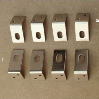 51 - L brackets for one piece flange, 52 - L brackets for two piece flange